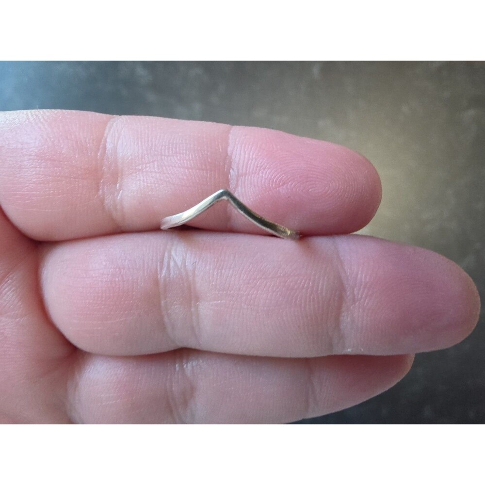 925 Sterling Silver Crown Ring, Size US 7.5 Vintage